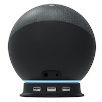 MISSION CABLES USB Charging Hub Stand for Amazon Echo 4th Gen
