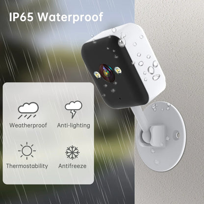 Smart 1080P WiFi Security Camera IP66 Waterproof Indoor Outdoor