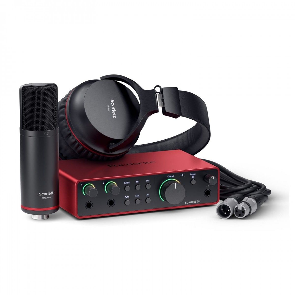 Focusrite Scarlett 2i2 Studio 4th Gen USB-C Audio Interface Recording Kit