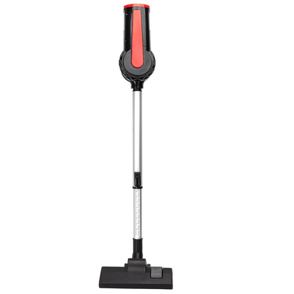 Aigostar 600W Powerful Black-Red Wired Handheld Stick Vacuum Cleaner with HEPA Filter
