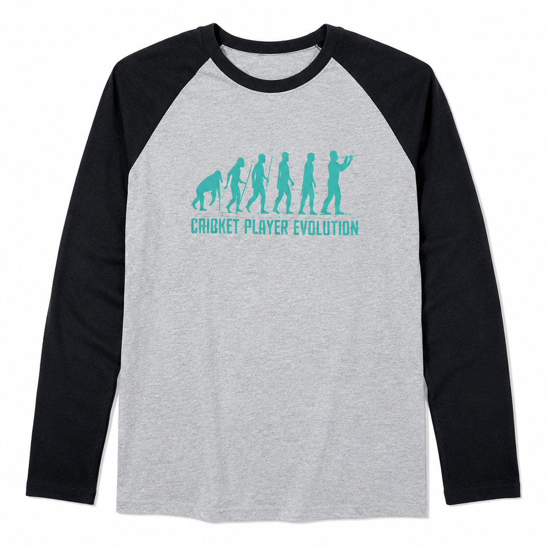 PORT & CO Cricket Player Evolution Raglan Long Sleeve Shirt