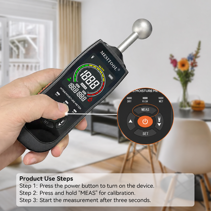 MESITOOL Pinless Wood Moisture Meter MT68