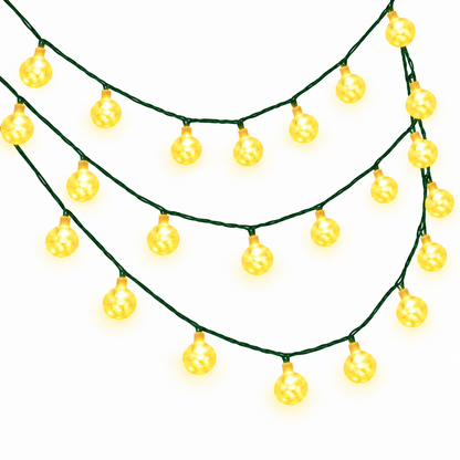 solar lights outdoor garden, string lights, Top sale 30 LED Crystal ball LED Solar Lamp Power LED String Fairy Lights Garlands Garden Christmas Decor...
