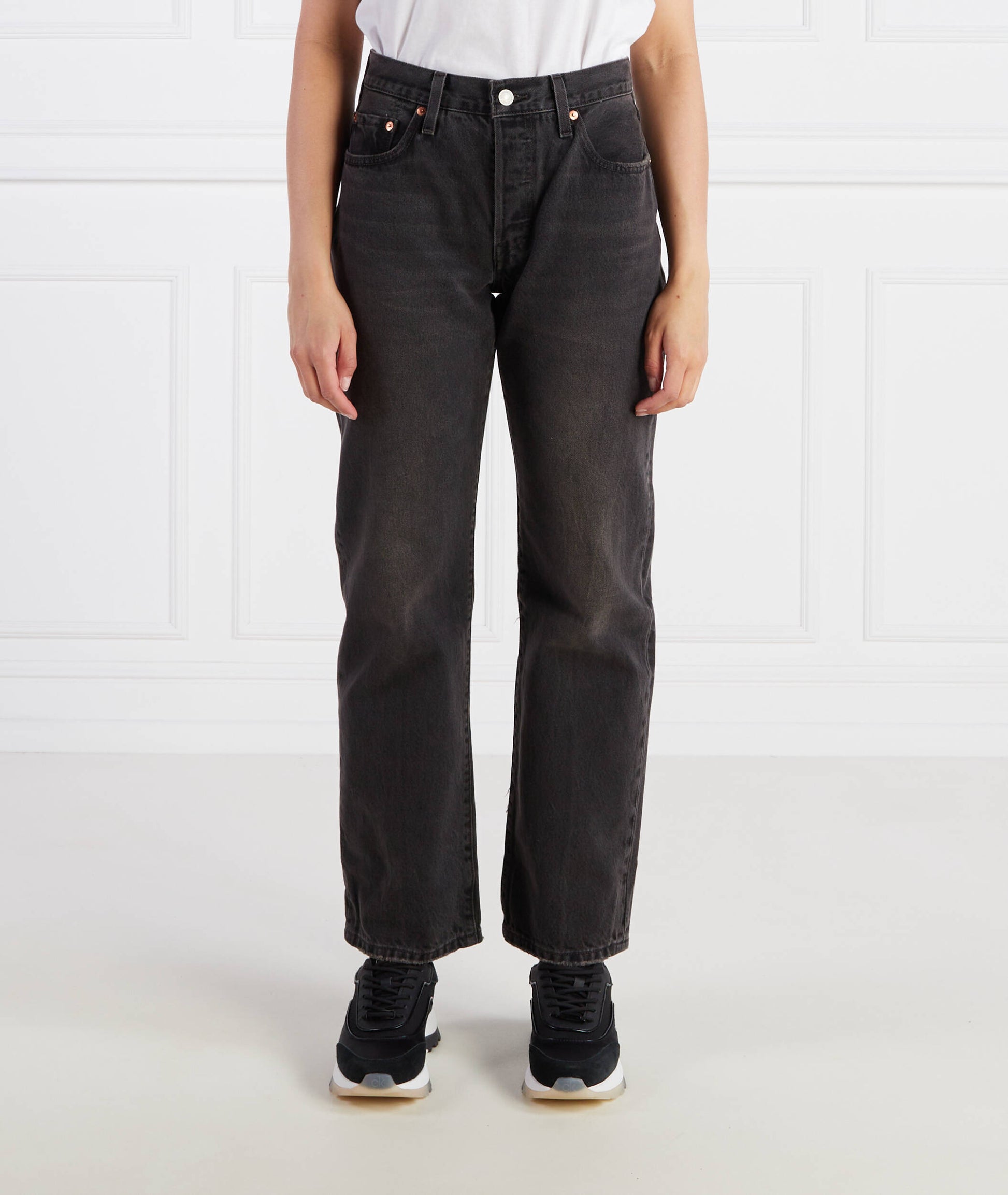 Levi's 501 '90s Women's Graphite Straight Fit Jeans - Iconic Style Denim