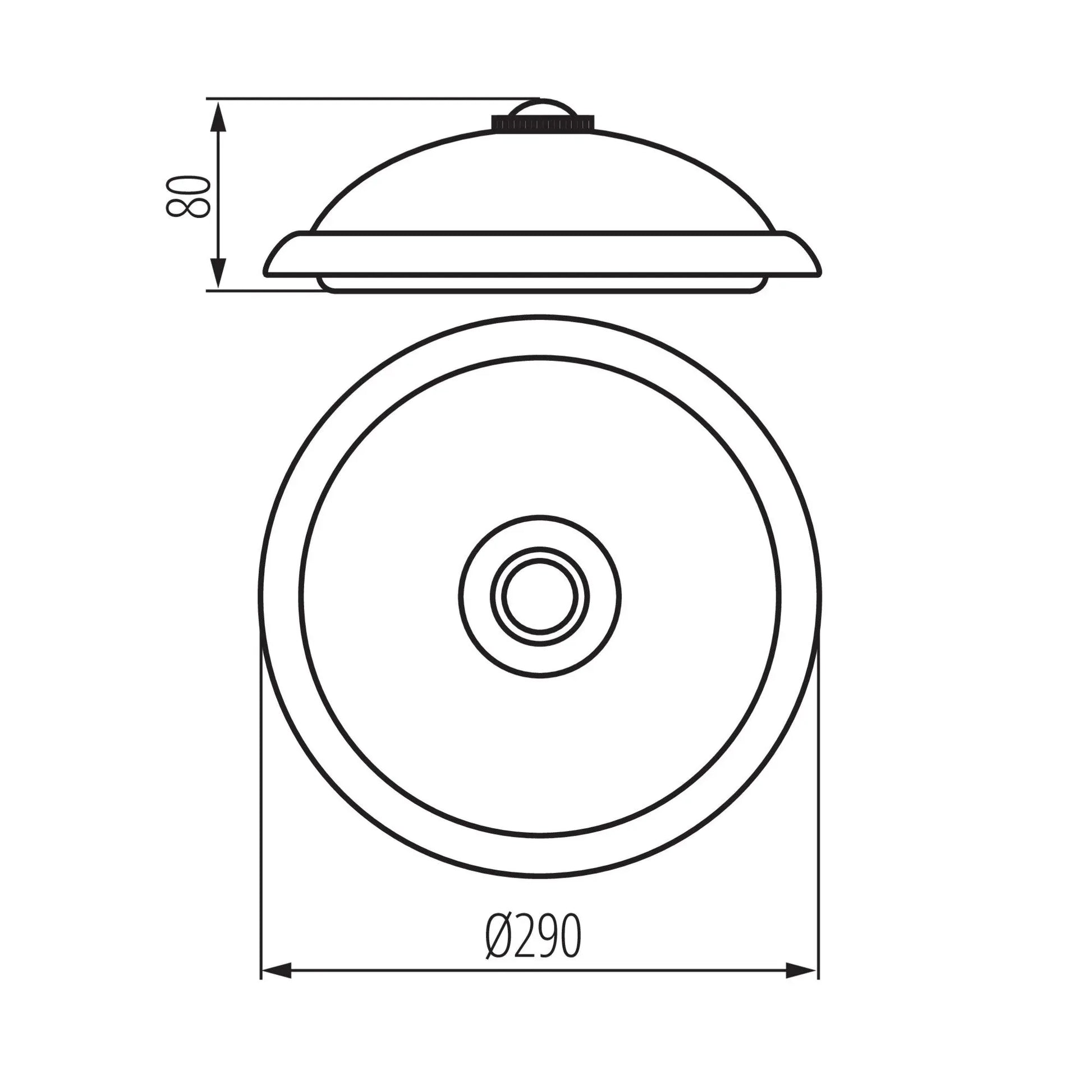 FOGLER LED 14W White Ceiling-Mounted Light Fitting with PIR Motion Sensor - Gomix Brands Outlet
