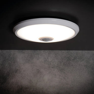FOGLER LED 14W White Ceiling-Mounted Light Fitting with PIR Motion Sensor - Gomix Brands Outlet