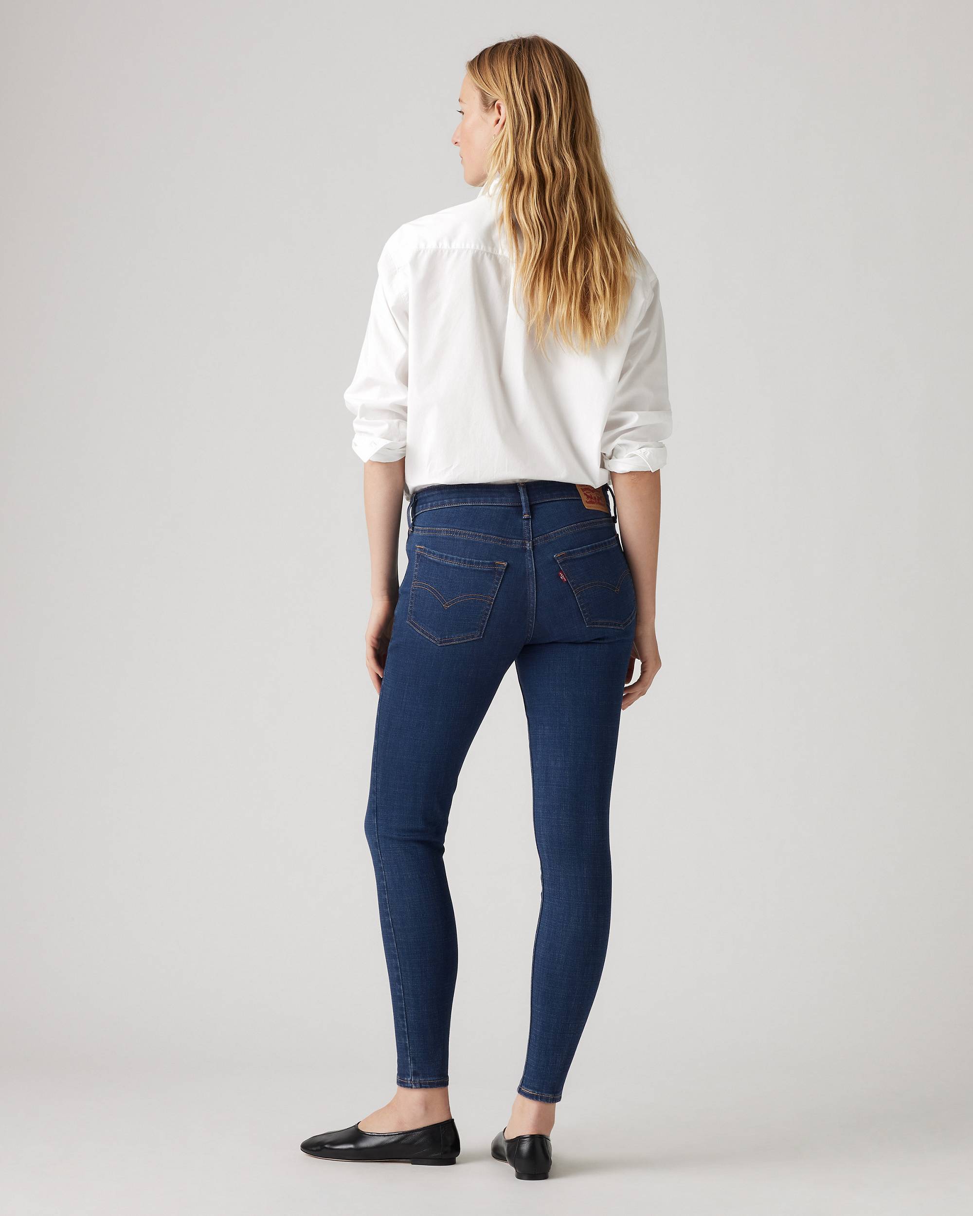 Levi's 711 Skinny Women's Dark Wash Stretch Denim Jeans