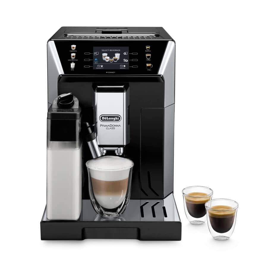 De'Longhi PrimaDonna Class ECAM550.65.SB Automatic Coffee Maker Silver Black