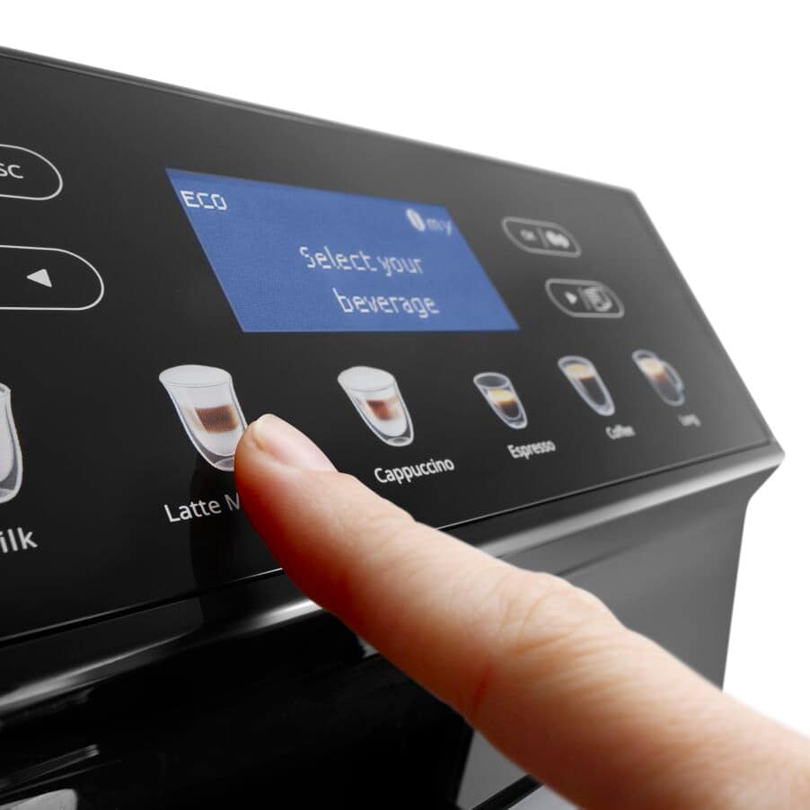 DeLonghi Eletta Cappuccino Evo ECAM46.860.B Bean to Cup Coffee Machine Black