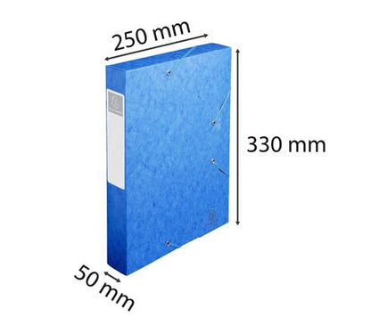 Exacompta Box File Pressboard 50mm A4 Assorted