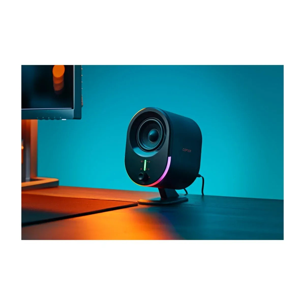 Cepter Viola Compact RGB Gaming Speakers with Bluetooth Connectivity Black - Gomix Brands Outlet