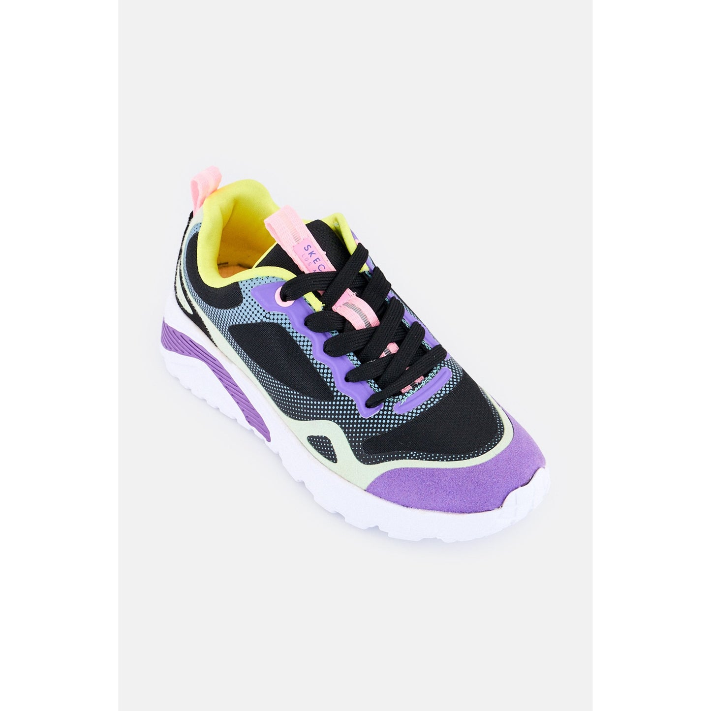 Skechers Kids Uno Lite Color Pops Vibrant Lace-Up Outdoor Shoes Multicolor