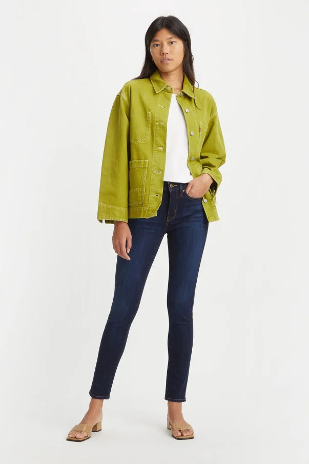 Women's Levi's 311 Skinny Fit Jeans, Dark Blue Washed, Mid-Rise, Stretch Denim