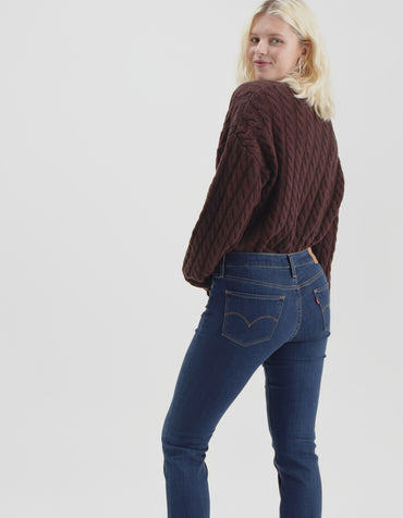 Levi's 314 Shaping Straight Women's Denim Jeans in Blue