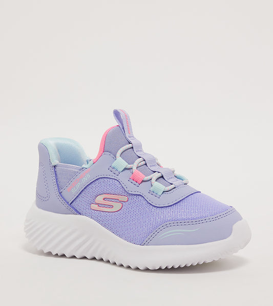 Skechers Kids' Bounder Mesh Slip-On Shoes with Air-Cooled Memory Foam