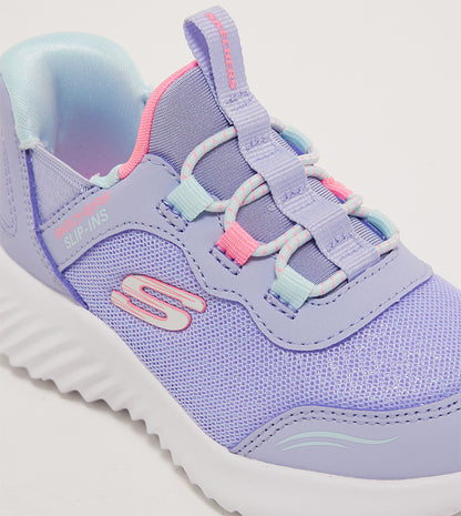 Skechers Kids' Bounder Mesh Slip-On Shoes with Air-Cooled Memory Foam