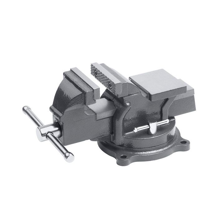 Meister 5142500 Rotary Swivel Workbench Vise Clamp for Heavy-Duty Projects