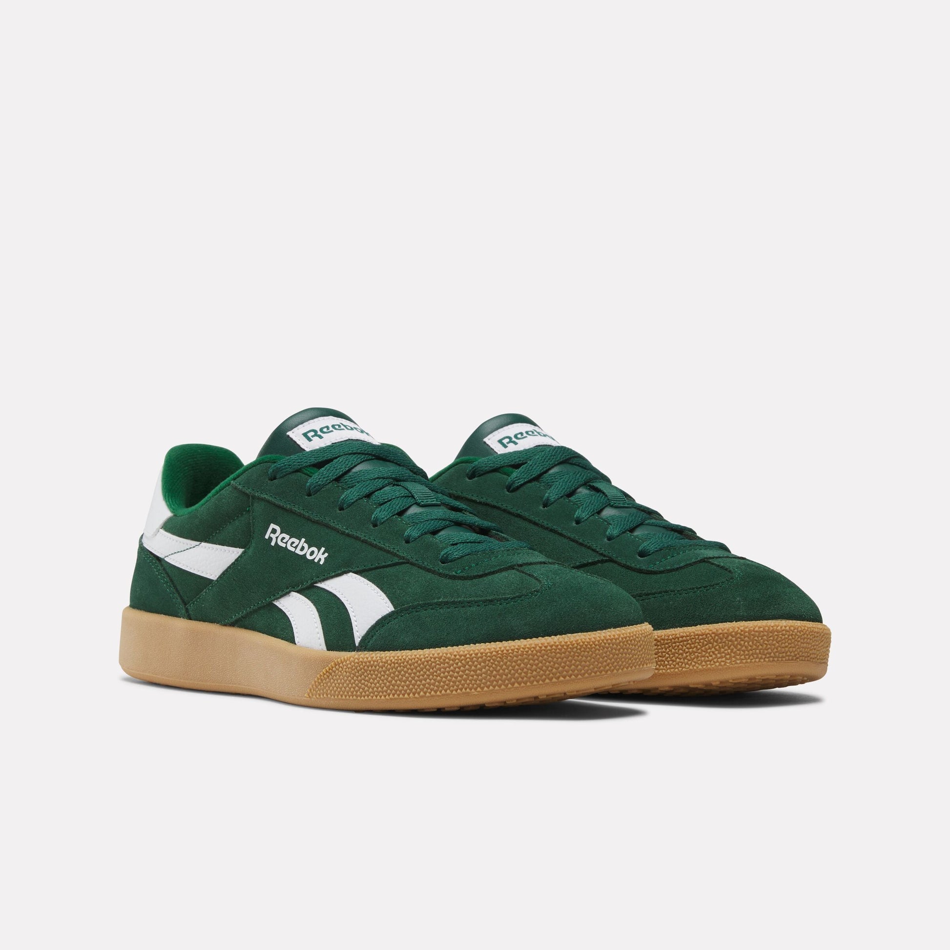 Reebok Smash Edge Trainer 'Green' Men's Lifestyle Sneakers with Gum Sole