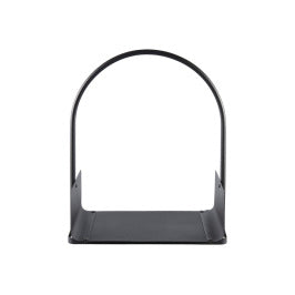 Livarno Home 3-Piece Fireplace Tool Set with Modern Steel Firewood Basket