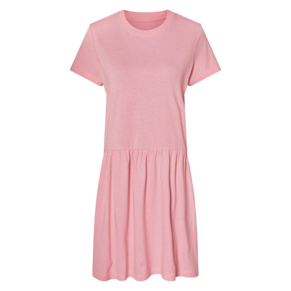 Esmara Women's Dress Navy Blue Pink Green Organic Cotton