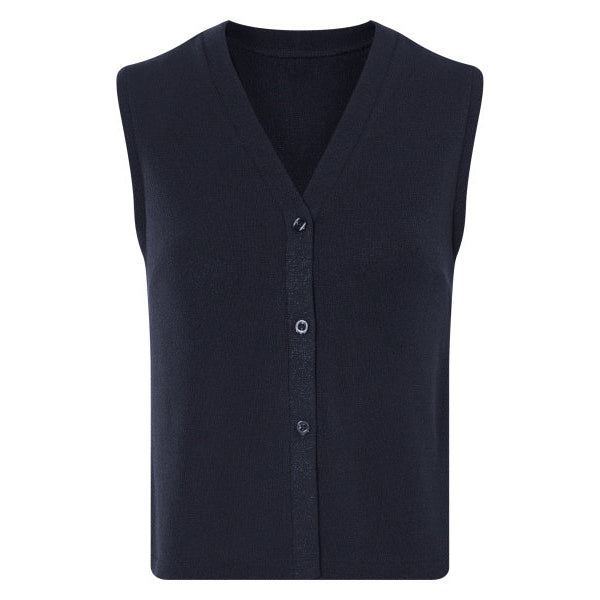 Esmara Women's Recycled Textured Vest Navy Blue S (36/38)