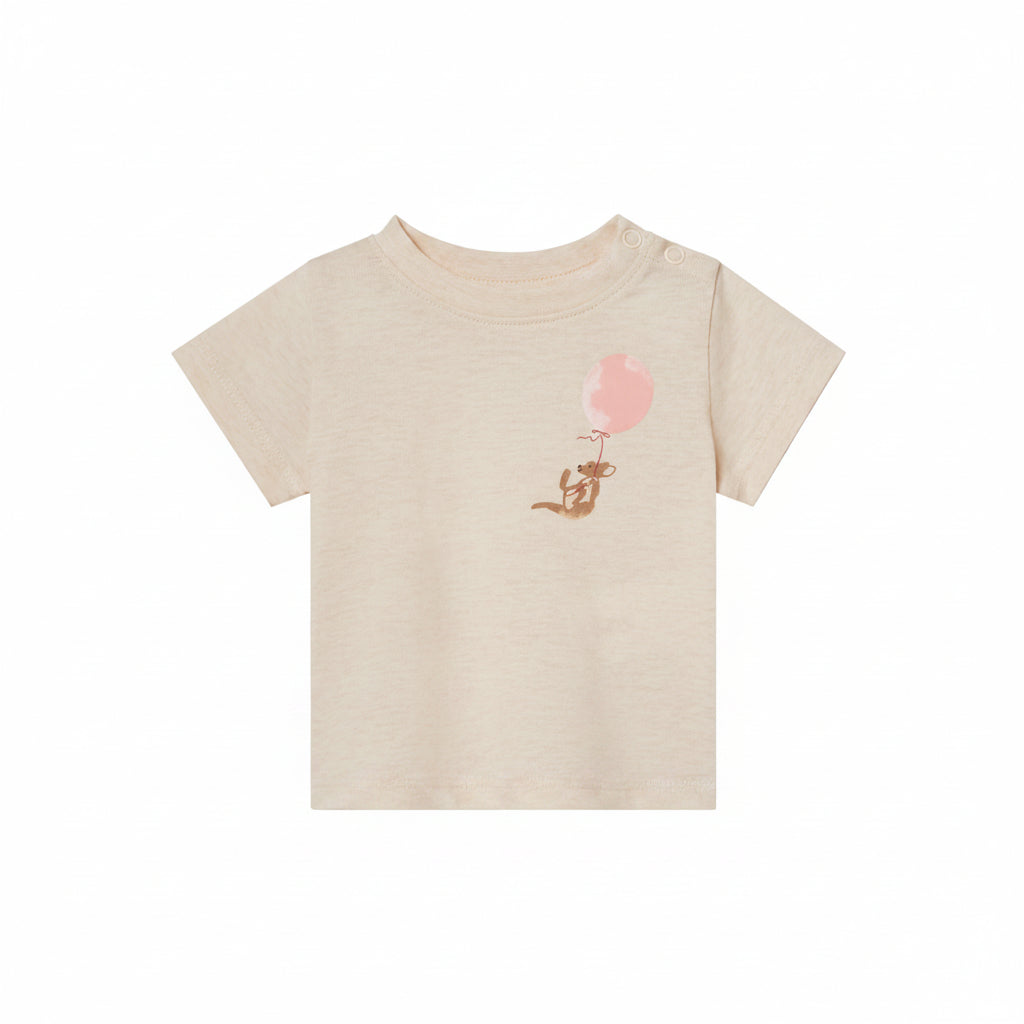 Lupilu Baby Organic Cotton T-Shirt Beige 62/68