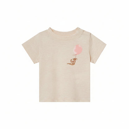 Lupilu Baby Organic Cotton T-Shirt Beige 62/68