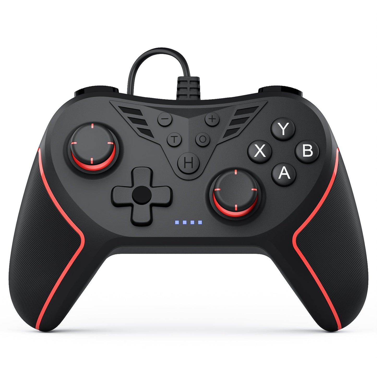 CHEREEKI T43 Wired PC Controller with 2 Mapping Buttons Multicolor