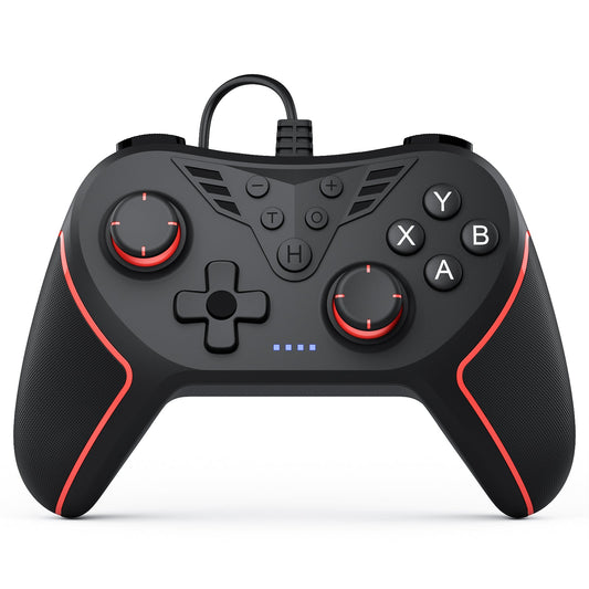 CHEREEKI T43 Wired PC Controller with 2 Mapping Buttons Multicolor
