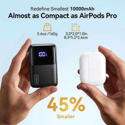 INIU Carry P50 10000mAh 45W Portable Power Bank
