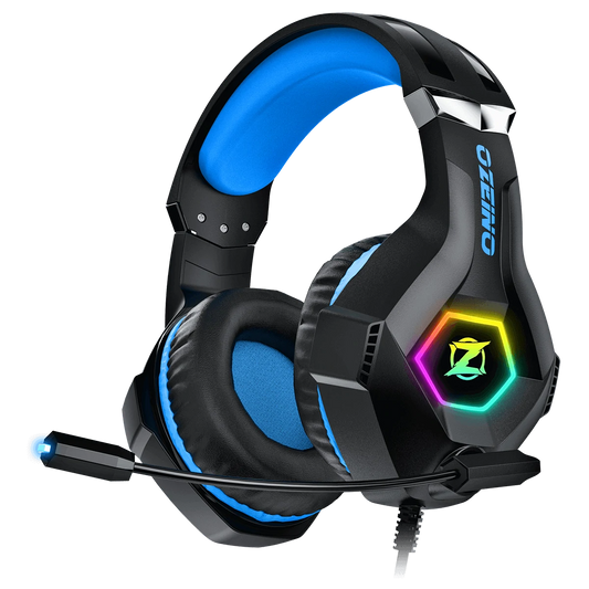 Ozeino ZW1 Pro Gaming Headset: RGB LED, 50mm Drivers, Noise-Canceling Mic