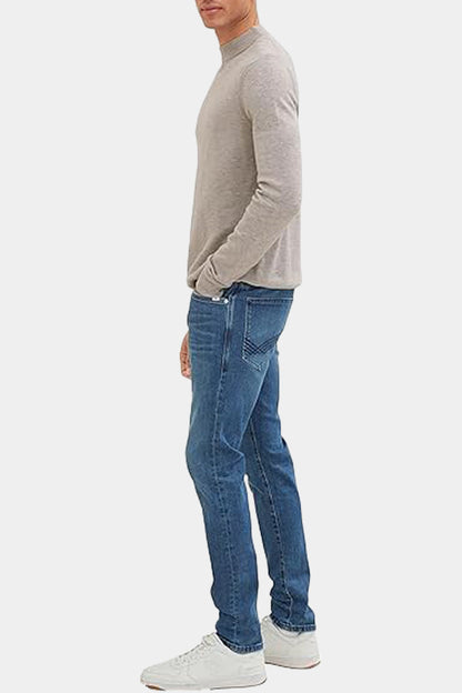 Tom Tailor Troy Slim Jeans – Mid Stone Grey Denim, 36/36