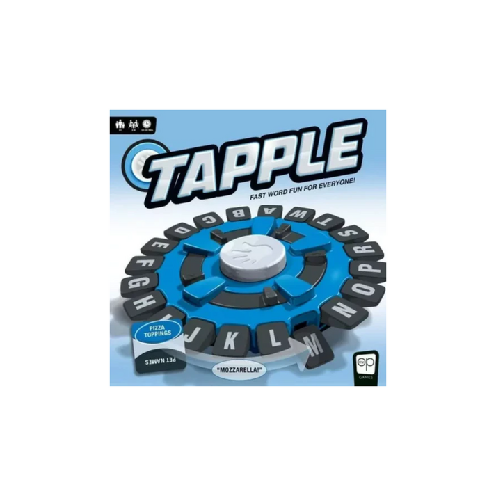 Tapple Fast Word Fun for Everyone! Age 8+ Family Board Game
