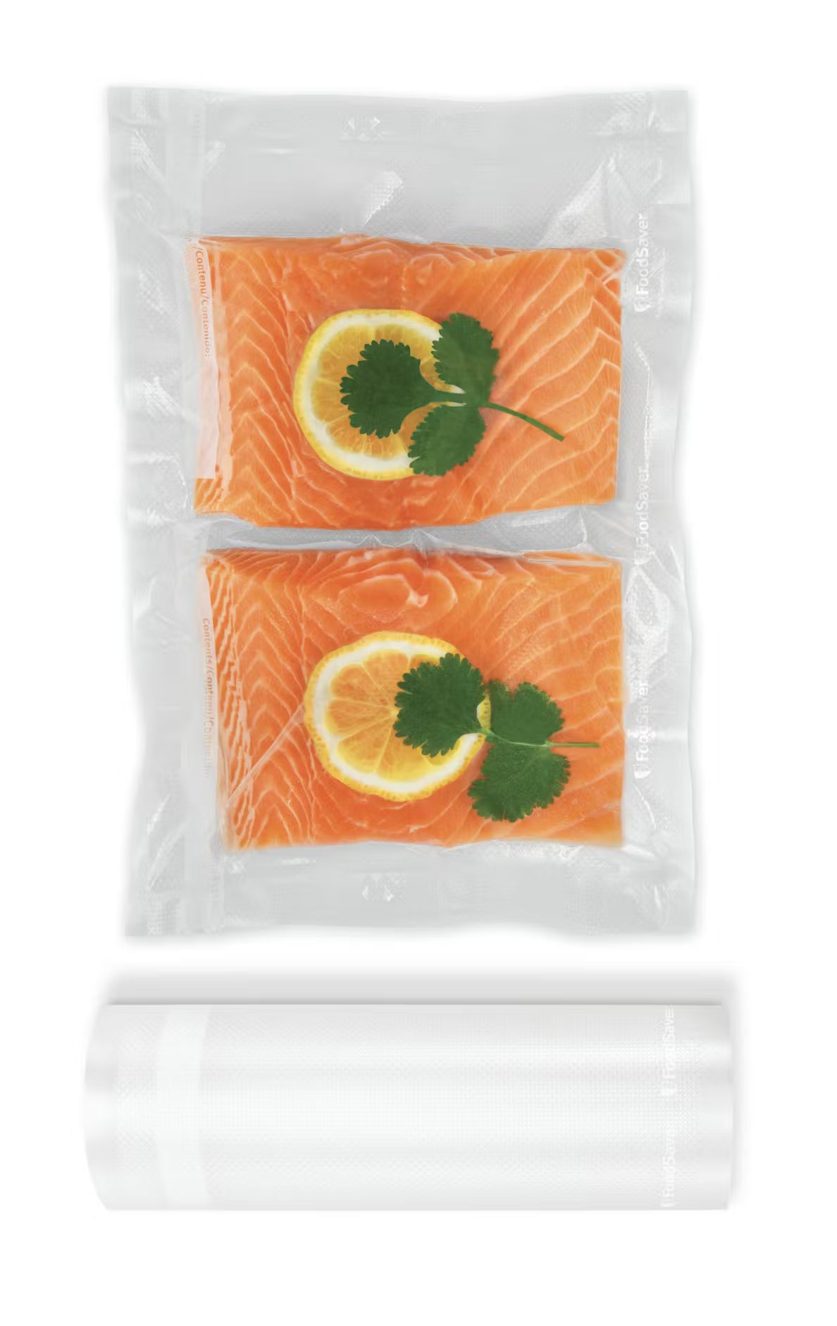 FoodSaver  20cm - Vacuum Sealer Rolls, Food Preservation