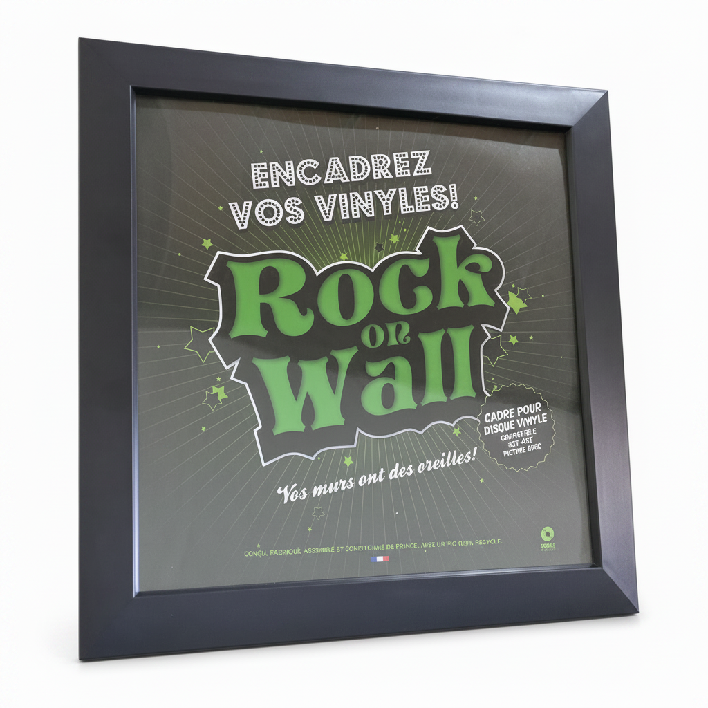 Rock on Wall Vinyl Record Frame