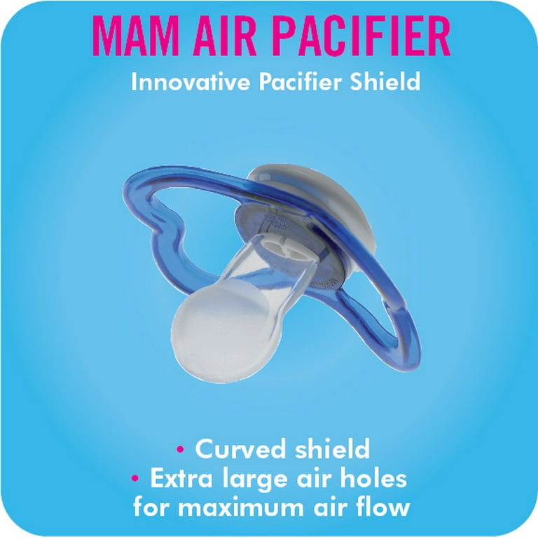MAM Sensitive Skin Pacifiers: Ultra-Lightweight Silicone for Breastfed Babies, 6+ Months