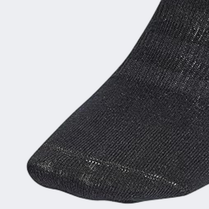 Adidas Thin & Light Ankle Socks – 3‑Pair Pack, Black/White, Unisex