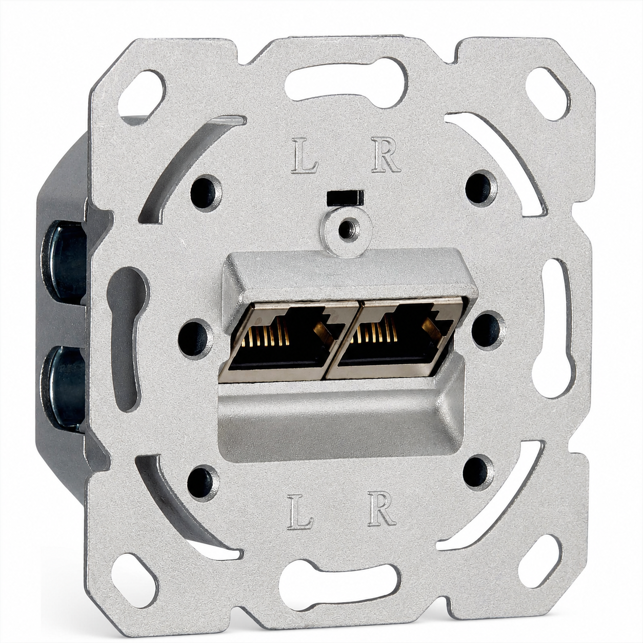 OPUC KCAT6RL/E CAT6 Universal Data Socket 2 x 45°