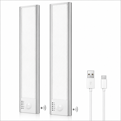 GY bravotecno Cabinet Lights-30cm LED Motion Sensor, 2Pieces