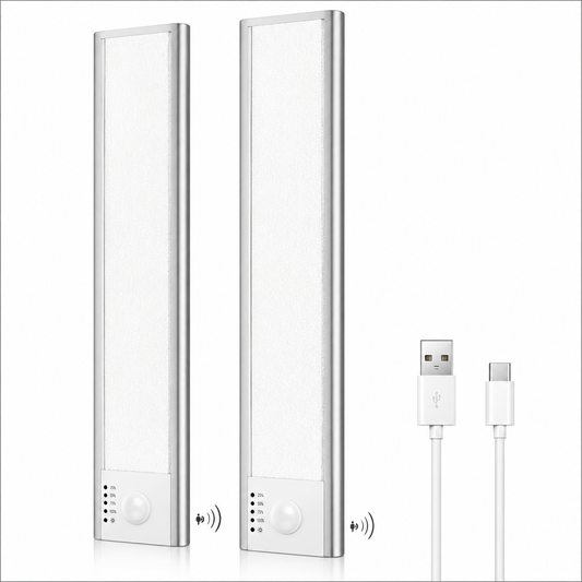 GY bravotecno Cabinet Lights-30cm LED Motion Sensor, 2Pieces