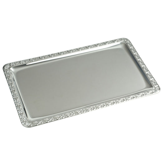 Durable Stainless Steel GN Tray with Decorative Rim for Professional Buffet Service