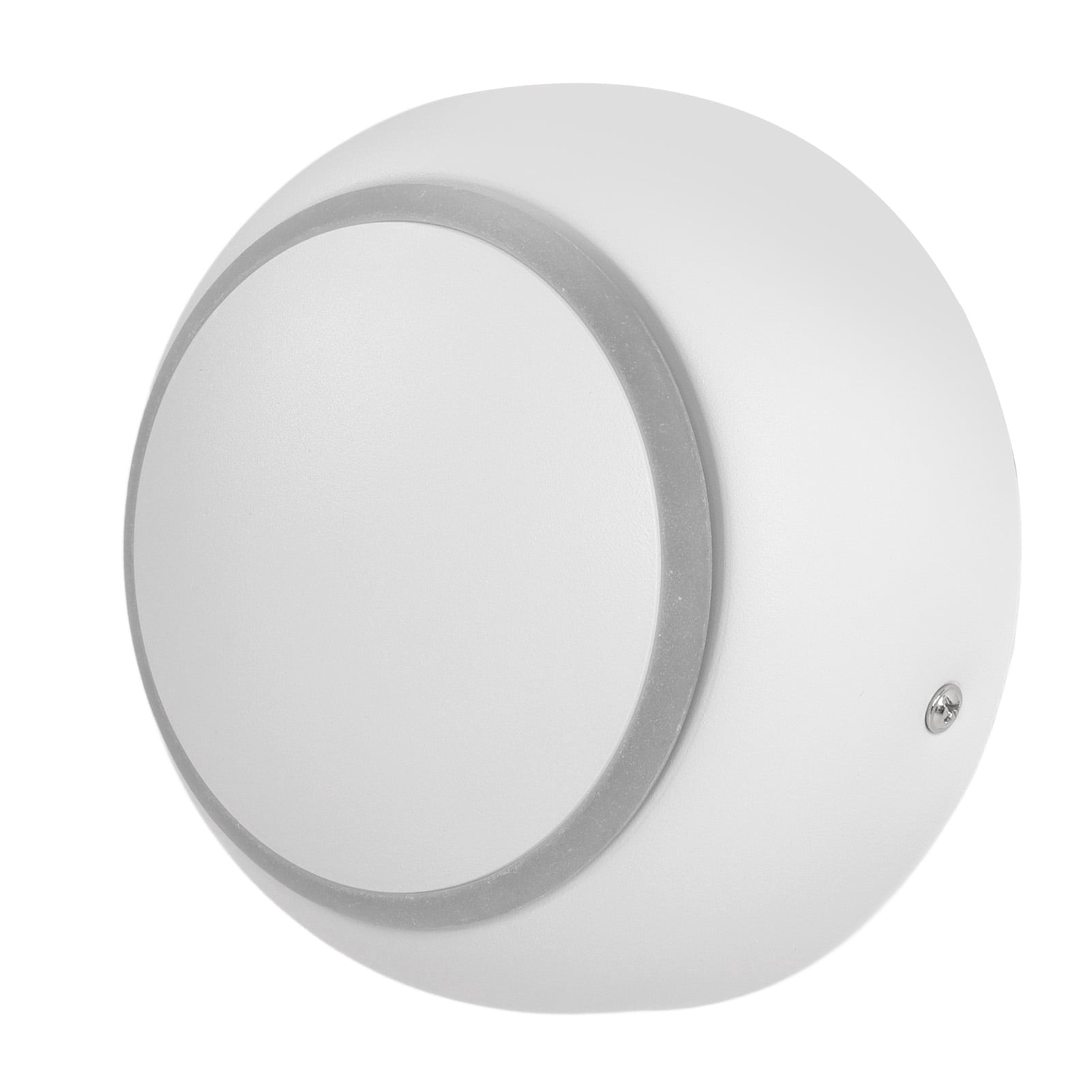 Nordic LED Wall Lamp Rotatable 2700K Warm Light 7W Iron/Aluminum White