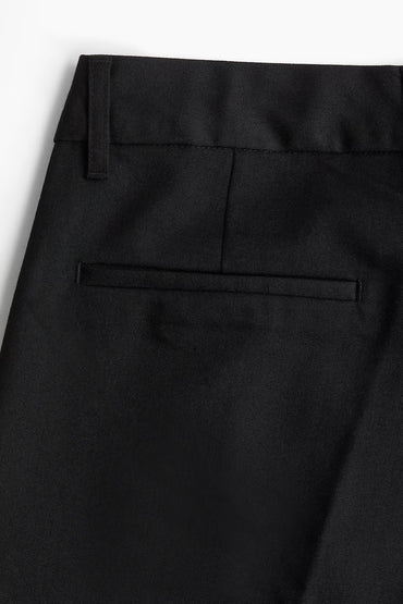 H&M Black Fitted Work Pants – Flattering Professional