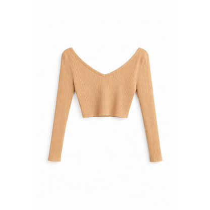 Arizona Jean Co. Athletic Cotton-Spandex Half Sweater V-Neck