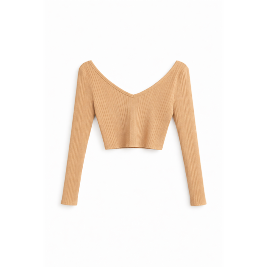 Arizona Jean Co. Athletic Cotton-Spandex Half Sweater V-Neck