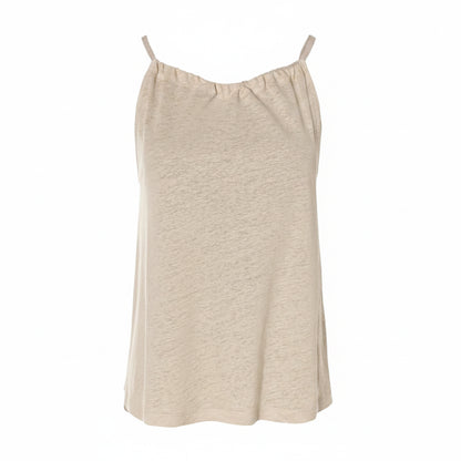 Esmara Women's Linen-Viscose Tank Top Beige