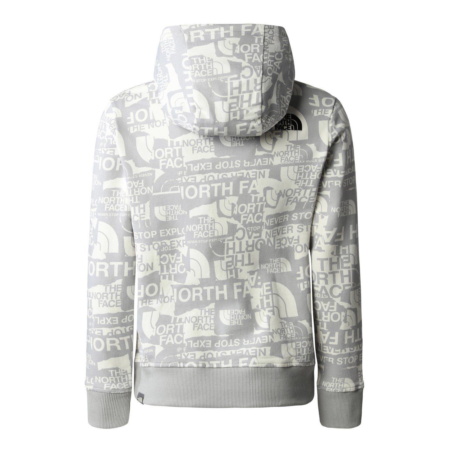 Boys The North Face Drew Peak Light Pullover Hoodie Meld Grey Cotton