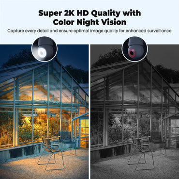 Wireless 2K Light Bulb Security Camera LC-323