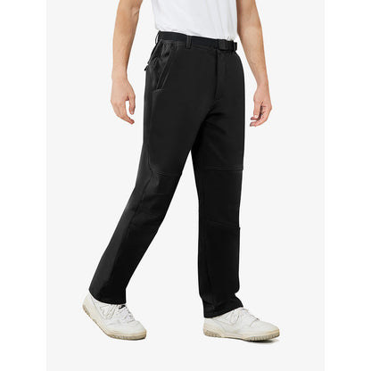 Atlaslava Men's Waterproof Insulated Ski Pants with Fleece Lining