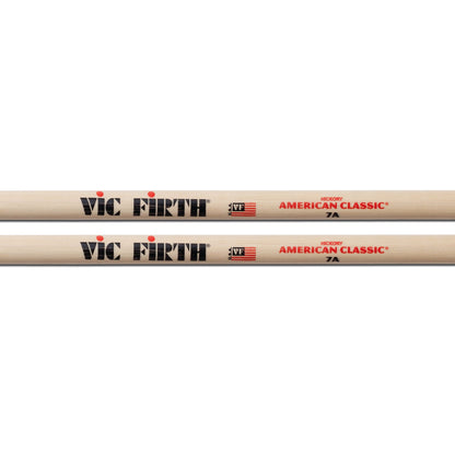 Vic Firth American Classic 7A Wood Tip Drum Sticks - Pair